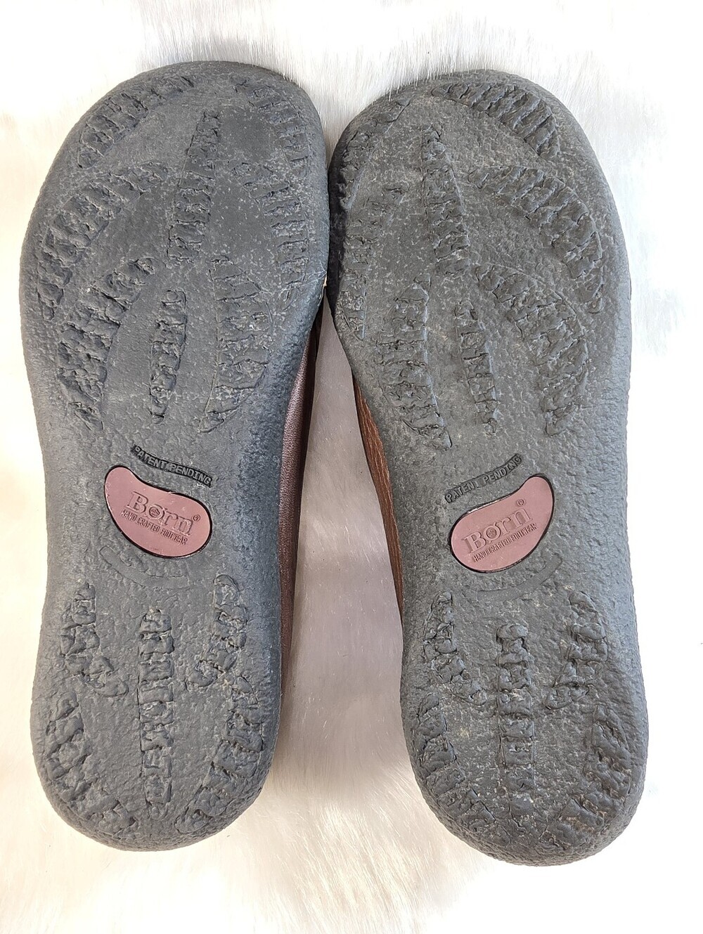 Women’s b.o.c. Born Women's Paisley Embossed Brown Leather Slip-On Clog - Picture 5 of 9